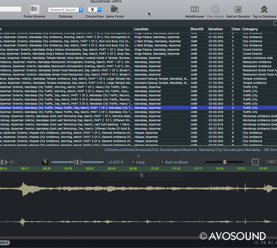 Soundminer V5 Pro Screen Shot